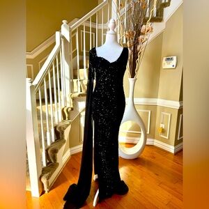 Connie Sequin Maxi Dress